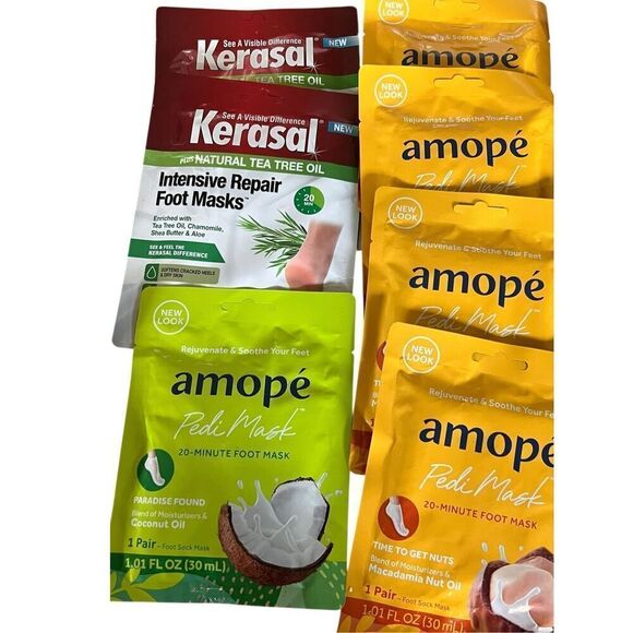 14 Okeefes kerasal amope Dr. scholls foot mask healthy soft feet pedicure mask - Picture 2 of 4